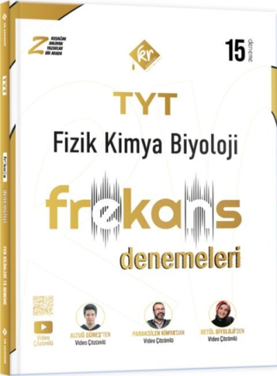 TYT Fizik Kimya Biyoloji FKB 15 li Frekans Denemeleri KR Akademi Panda Fotokopi & Baskı Merkezi