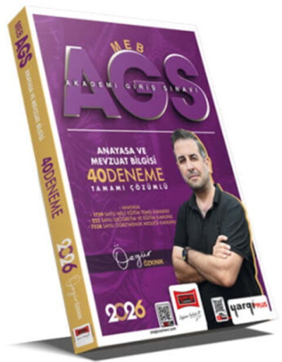 2026 MEB-AGS Anayasa ve Mevzuat Bilgisi Tamamı Çözümlü 40 Deneme Yargı Yayınevi Panda Fotokopi & Baskı Merkezi