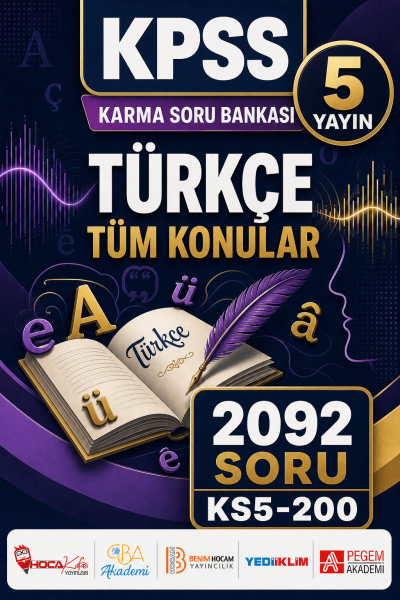 TÜRKÇE TÜM KONULAR 5 Yayın 2092 Soru Panda Fotokopi & Baskı Merkezi
