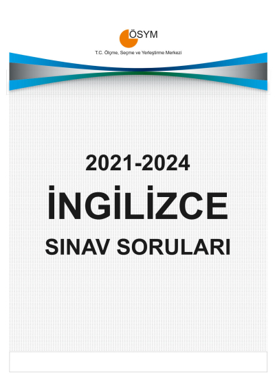 YDT İNGİLİZCE ÇIKMIŞ SINAV SORULARI (2021-2024) Panda Fotokopi & Baskı Merkezi