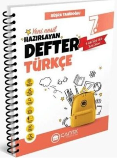 7. Sınıf Türkçe Hazırlayan Defter Çanta Yayınları Panda Fotokopi & Baskı Merkezi