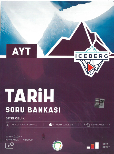 AYT ICEBERG Tarih Soru Bankası Orta Düzey Panda Fotokopi & Baskı Merkezi