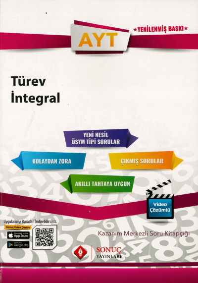 AYT TÜREV İNTEGAL SORU KİTAPÇIĞI Panda Fotokopi & Baskı Merkezi