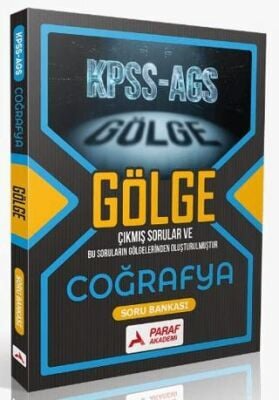 2026 KPSS MEB AGS Coğrafya Gölge Soru Bankası Paraf Yayınları Panda Fotokopi & Baskı Merkezi