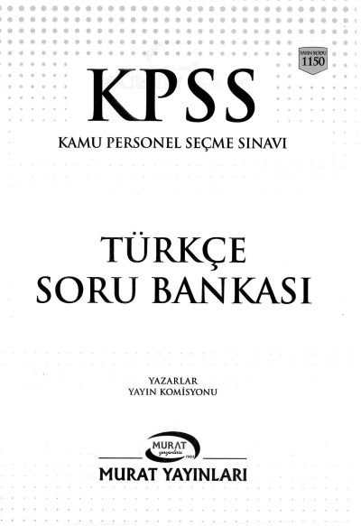 KPSS TÜRKÇE SORU BANKASI ÇÖZÜMLÜ Panda Fotokopi & Baskı Merkezi