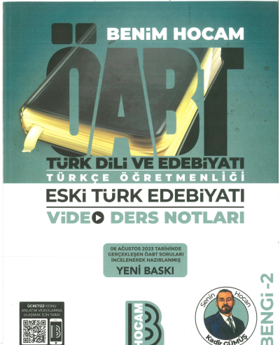 ÖABT TÜRK VE DİLİ VE EDEBİYATI ÖĞRETMENLİĞİ ESKİ TÜRK EDEBİYATI VİDEO DERS NOTLARI BENGİ-2