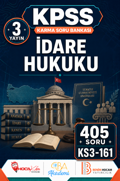 İdare Hukuku 3 Yayın 405 Soru (Benim Hocam - CBA - Hoca Kafası Yayınları) Panda Fotokopi & Baskı Merkezi