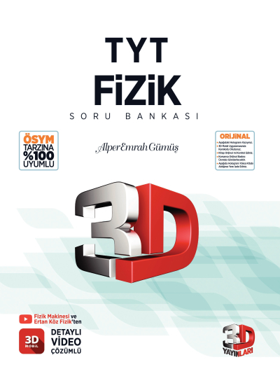 TYT Fizik Soru Bankası 3D Panda Fotokopi & Baskı Merkezi