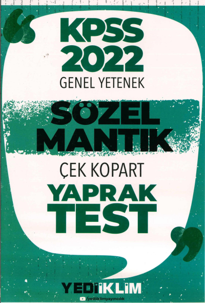 SÖZEL MANTIK ÇEK KOPART YAPRAK TEST Panda Fotokopi & Baskı Merkezi