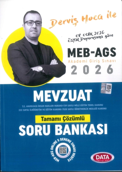 2026 MEB-AGS Mevzuat Soru Bankası Çözümlü Ultra Serisi Data Yayınları Panda Fotokopi & Baskı Merkezi
