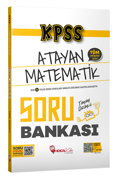 KPSS Matematik Atayan Soru Bankası Hoca Kafası Panda Fotokopi & Baskı Merkezi
