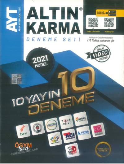 AYT 10 YAYIN 10 DENEME Panda Fotokopi & Baskı Merkezi
