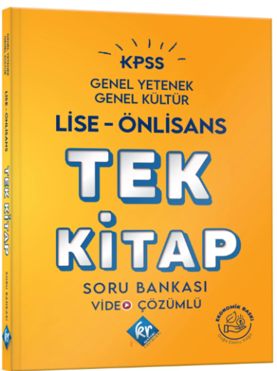 LİSE-ÖNLİSANS TEK KİTAP SORU BANKASI VİDEO ÇÖZÜMLÜ (TÜM DERSLER)