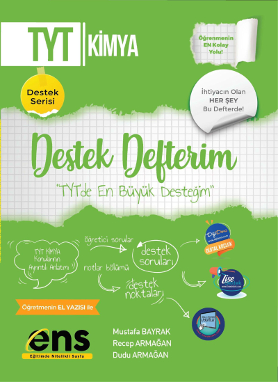 TYT Kimya Destek Defterim ENS Yayıncılık