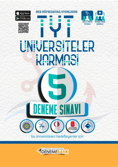 TYT Üniversiteler Karması 5 Deneme Sınavı Deneme Bank Panda Fotokopi & Baskı Merkezi