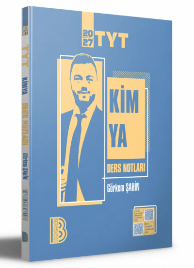 2027 YKS TYT Kimya Ders Notları Görkem Şahin Benim Hocam Yayınları Panda Fotokopi & Baskı Merkezi