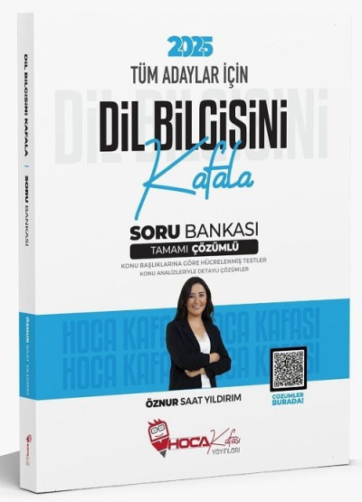 2025 Tüm Adaylar İçin Dil Bilgisini Kafala Soru Bankası Çözümlü Hoca Kafası Yayınları