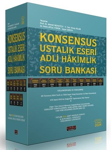 Savaş 2024 Adli Hakimlik KONSENSUS Ustalık Eseri Soru Bankası Modüler Set 19. Baskı - Ahmet Nohutçu Savaş Yayınları Panda Fotokopi & Baskı Merkezi
