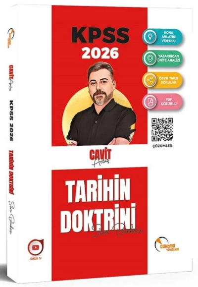 Doktrin 2026 KPSS Tarihin Doktrini Soru Bankası Çözümlü - Cavit Ardıç Doktrin Yayınları Panda Fotokopi & Baskı Merkezi