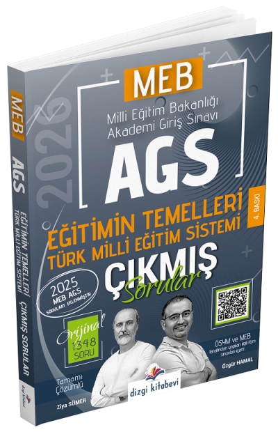 2026 MEB-AGS Eğitimin Temelleri ve Türk Milli Eğitim Sistemi Çıkmış Sorular Çözümlü Dizgi Kitap