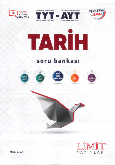 TYT AYT Tarih Soru Bankası Limit Yayınları