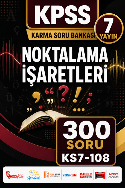 Noktalama İşaretleri 7 Yayın 300 Soru Panda Fotokopi & Baskı Merkezi