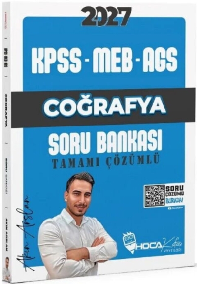 KPSS MEB-AGS Coğrafya Soru Bankası Çözümlü Hoca Kafası Yayınları Panda Fotokopi & Baskı Merkezi