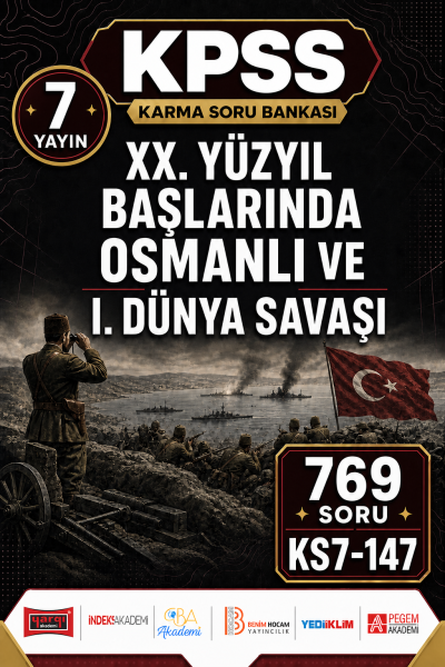 XX. Yüzyıl Başlarında Osmanlı ve I. Dünya Savaşı 7 Yayın 769 Soru Panda Fotokopi & Baskı Merkezi