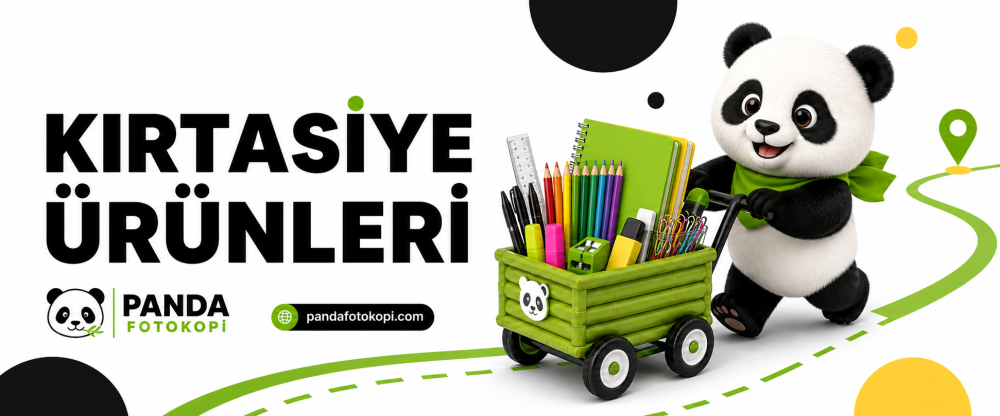KIRTASİYE ÜRÜNLERİ Panda Fotokopi & Baskı Merkezi