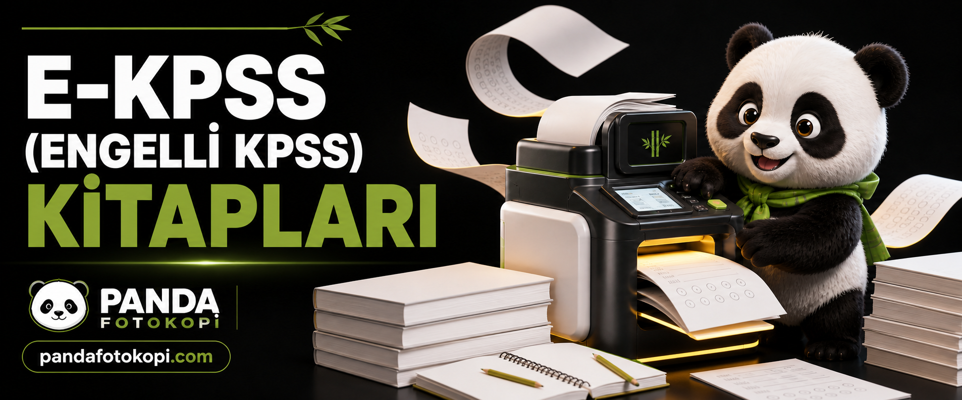 E- KPSS (Engelli KPSS) Panda Fotokopi & Baskı Merkezi